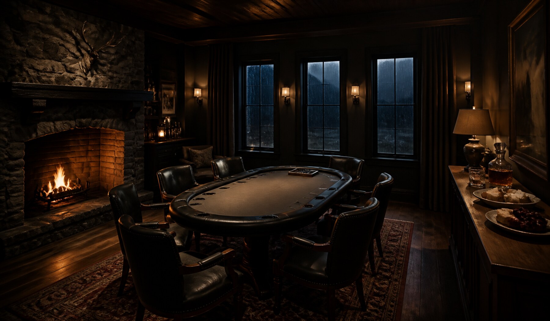 The private night room at the Highland Casino